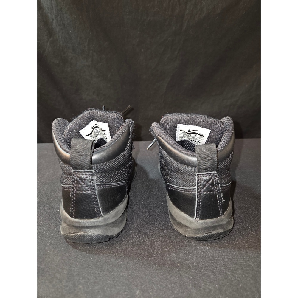 Nike ACG Boots Toddler Size 8C‎ Black Leather Lace Up Hiking Shoes - Picture 5 of 8